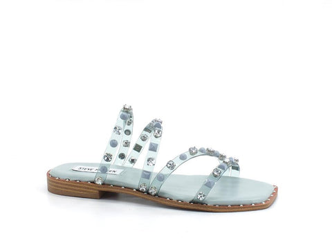 STEVE MADDEN Skyler Ciabatta Borchie Baby Blue SKYL11S1 - Sandrini Calzature e Abbigliamento