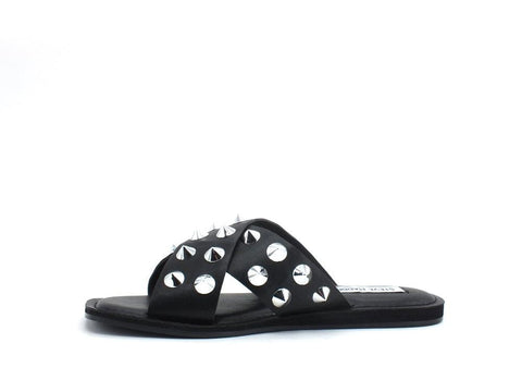 STEVE MADDEN Spikey Ciabatta Borchie Black SPIK02S1 - Sandrini Calzature e Abbigliamento