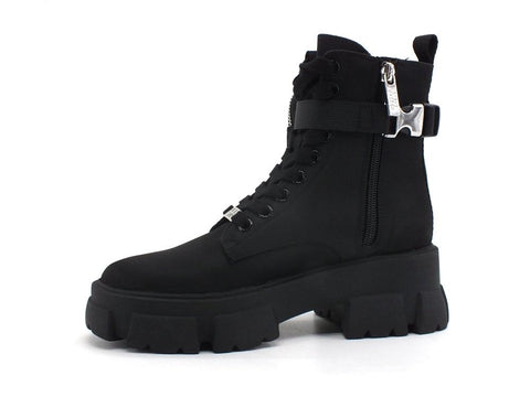 STEVE MADDEN Tanker Anfibio Stivaletto Combact Black TANK04S1 - Sandrini Calzature e Abbigliamento