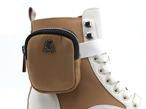STEVE MADDEN Tanker-P Anfibio Combact Bone Multi TANK04S1 - Sandrini Calzature e Abbigliamento