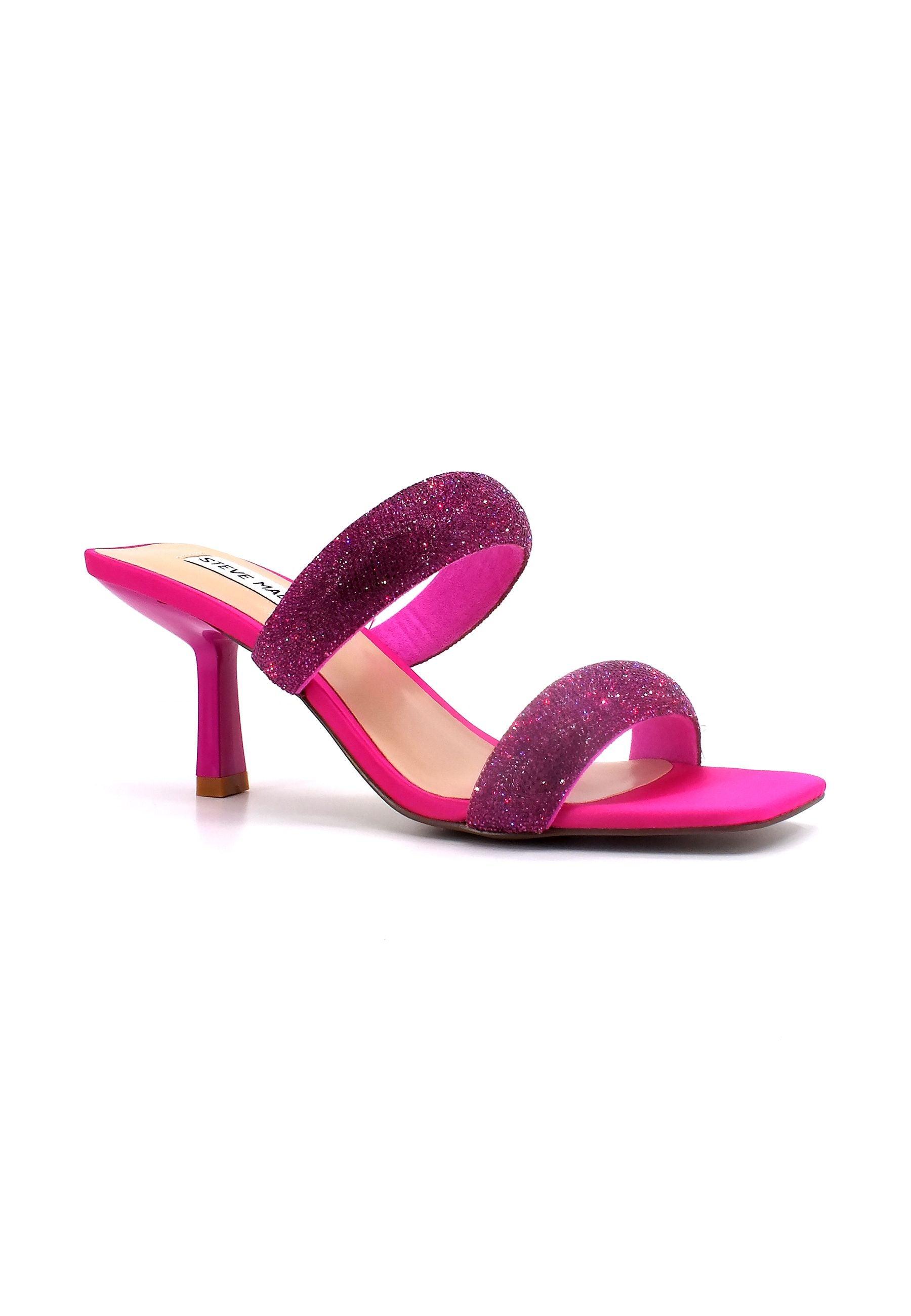 STEVE MADDEN Top-Notch Sandalo Strass Donna Magenta TOPN01S1 - Sandrini Calzature e Abbigliamento