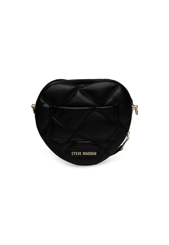 STEVE MADDEN Tracolla Crossbody Black Gold BHEART - Sandrini Calzature e Abbigliamento