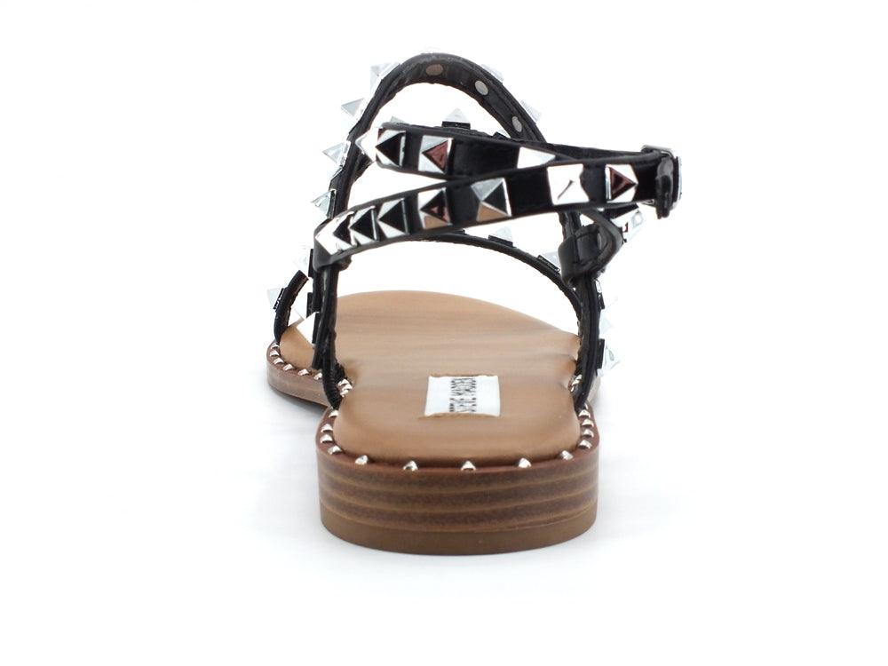 STEVE MADDEN Travel Gladiator Sandalo Borchie Black TRAV02S1 - Sandrini Calzature e Abbigliamento