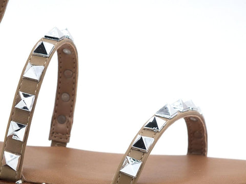 STEVE MADDEN Travel Gladiator Sandalo Borchie Tan TRAV02S1 - Sandrini Calzature e Abbigliamento