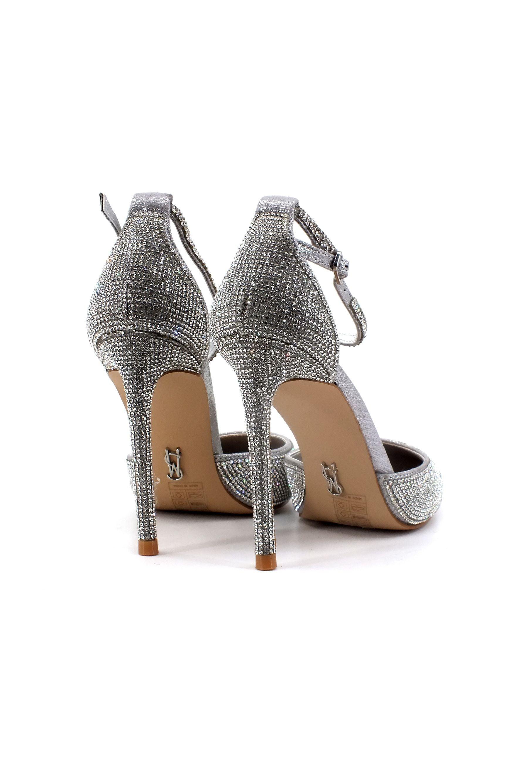 STEVE MADDEN Valid Sandalo Tacco Donna Rhinestone VALI14S1 - Sandrini Calzature e Abbigliamento