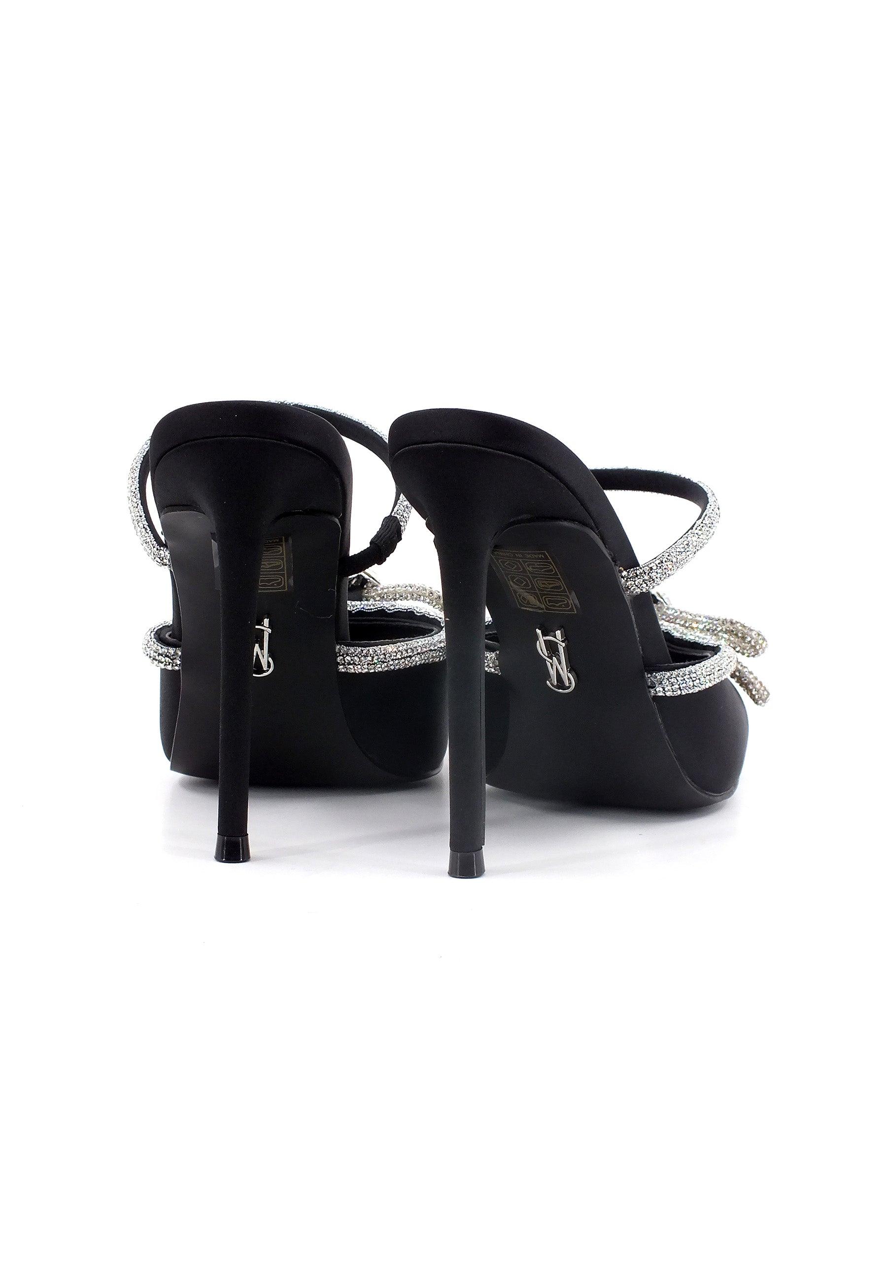 STEVE MADDEN Vevina Sandalo Tacco Donna Black Stain VEVI01S1 - Sandrini Calzature e Abbigliamento