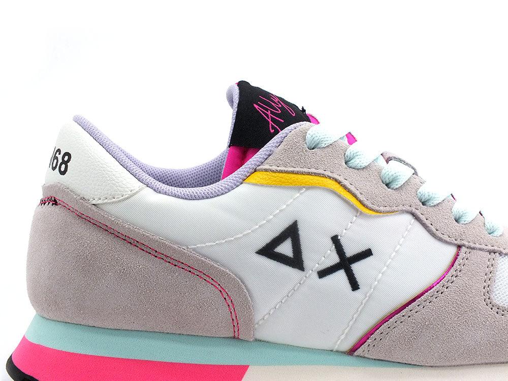 SUN68 Ally Color Explosion Sneaker Bianco Multicolor Z32204 - Sandrini Calzature e Abbigliamento