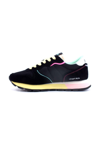 SUN68 Ally Color Explosion Sneaker Donna Nero Z33204 - Sandrini Calzature e Abbigliamento
