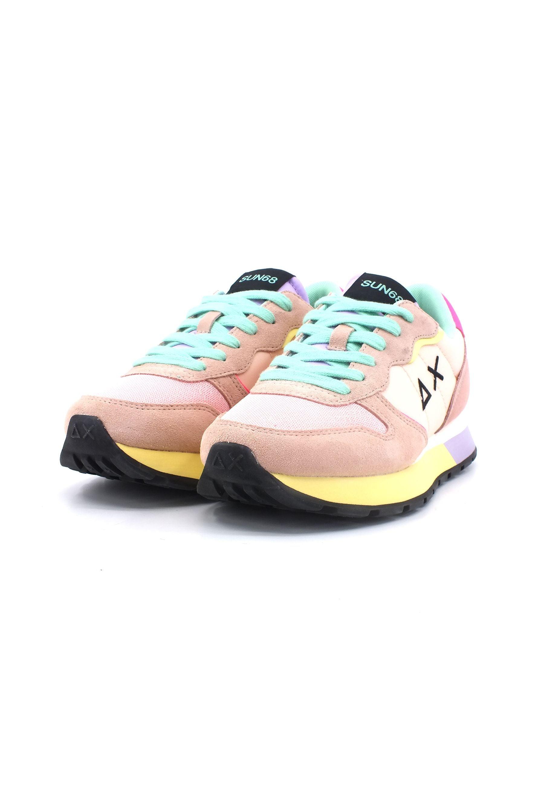 SUN68 Ally Color Explosion Sneaker Donna Porcellana Z33204 - Sandrini Calzature e Abbigliamento