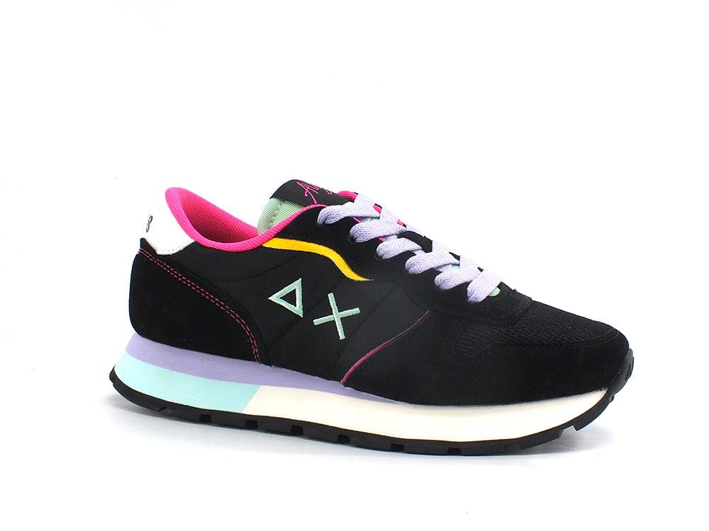 SUN68 Ally Color Explosion Sneaker Nero Z32204 - Sandrini Calzature e Abbigliamento