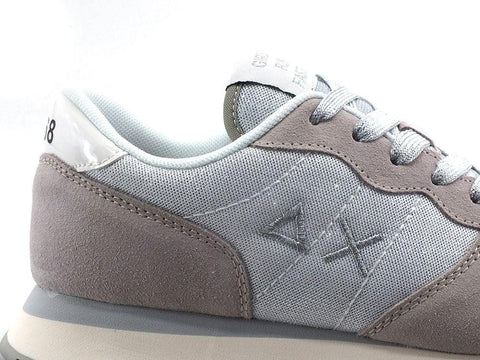 SUN68 Ally Glitter Mesh Sneaker Bianco Z32203 - Sandrini Calzature e Abbigliamento