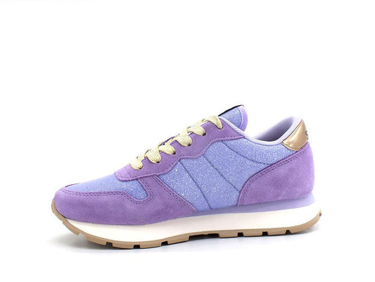 SUN68 Ally Glitter Mesh Sneaker Viola Lilla Z32203 - Sandrini Calzature e Abbigliamento