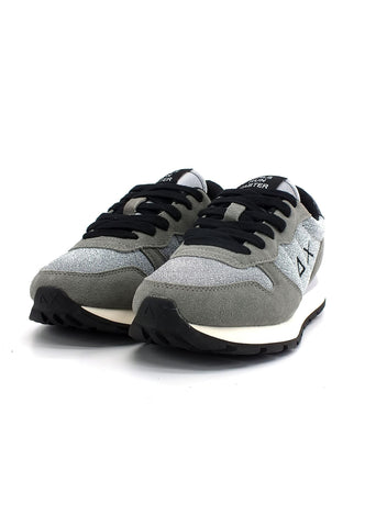 SUN68 Ally Glitter Sneaker Donna Grigio Medio Z42203 - Sandrini Calzature e Abbigliamento