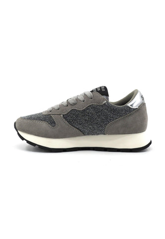 SUN68 Ally Glitter Sneaker Donna Grigio Medio Z43204 - Sandrini Calzature e Abbigliamento