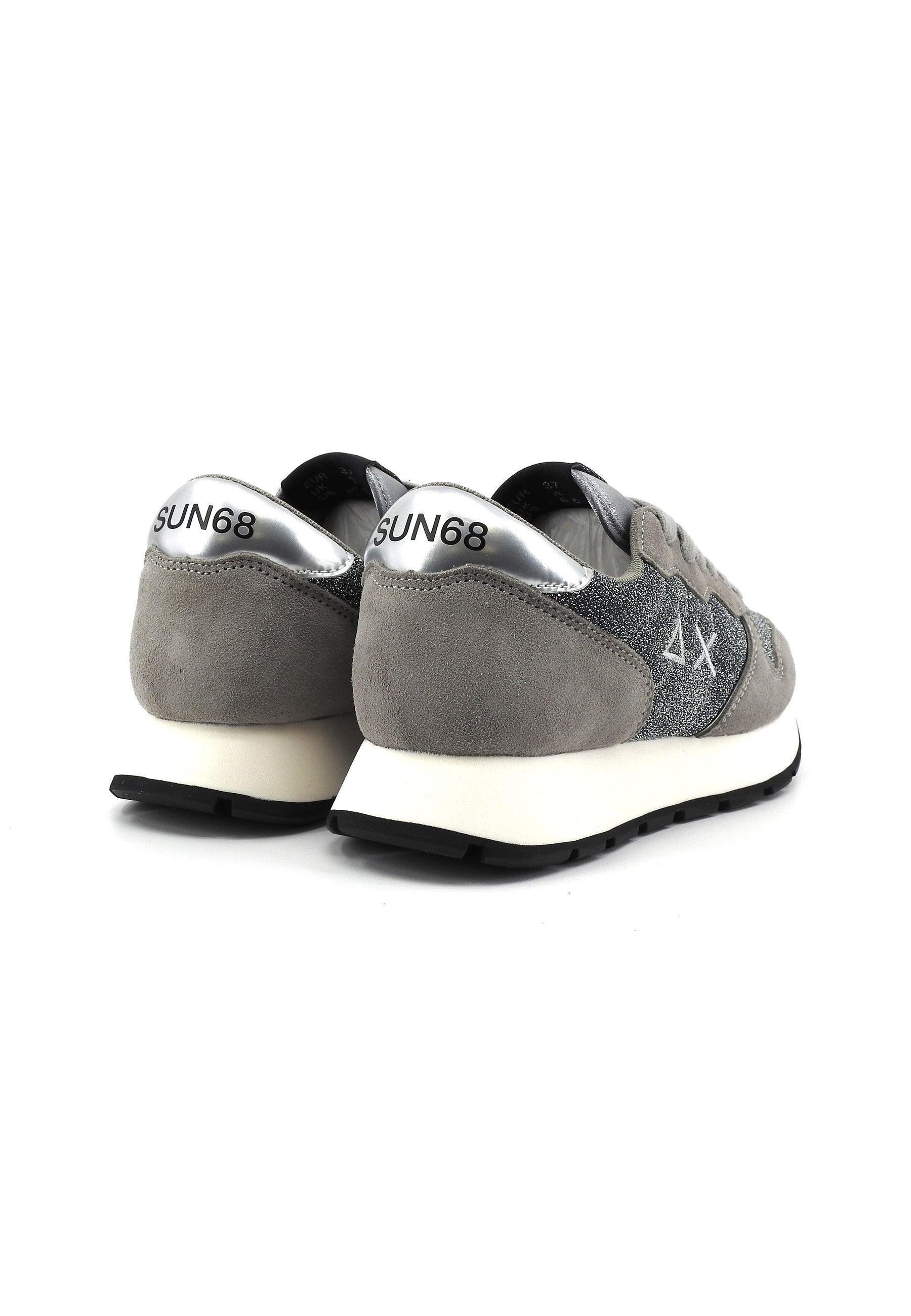 SUN68 Ally Glitter Sneaker Donna Grigio Medio Z43204 - Sandrini Calzature e Abbigliamento