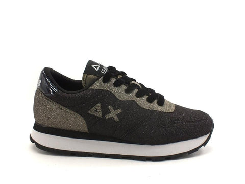 SUN68 Ally Glitter Sneaker Running Luxury Nero Z41205 - Sandrini Calzature e Abbigliamento