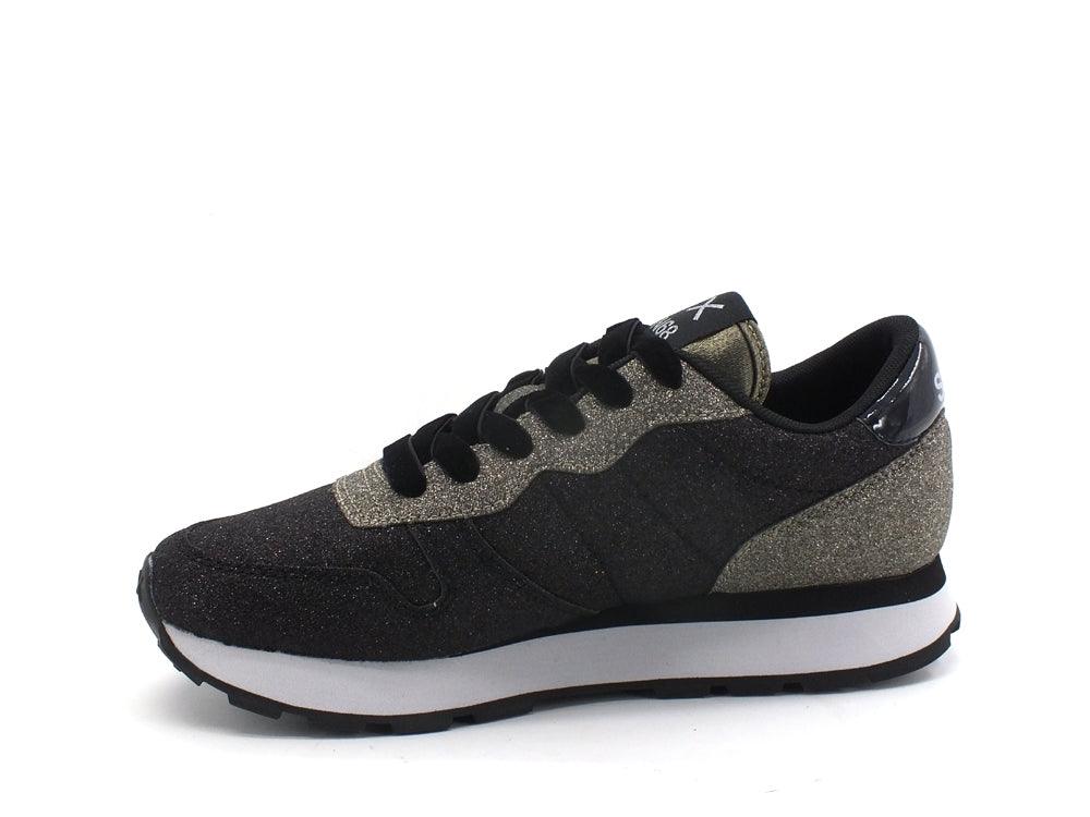SUN68 Ally Glitter Sneaker Running Luxury Nero Z41205 - Sandrini Calzature e Abbigliamento