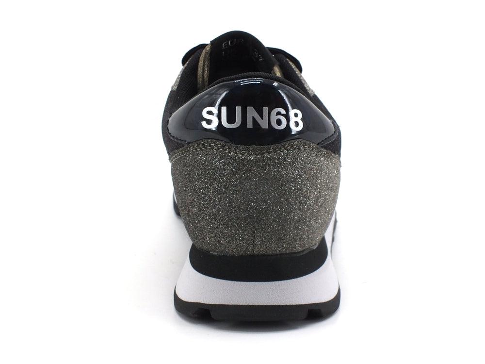 SUN68 Ally Glitter Sneaker Running Luxury Nero Z41205 - Sandrini Calzature e Abbigliamento