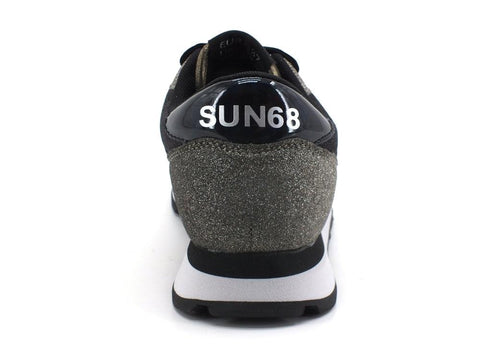 SUN68 Ally Glitter Sneaker Running Luxury Nero Z41205 - Sandrini Calzature e Abbigliamento