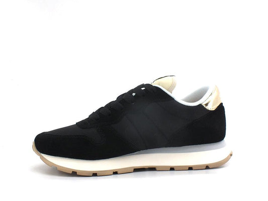 SUN68 Ally Gold Running Sneaker Nero Z32202 - Sandrini Calzature e Abbigliamento