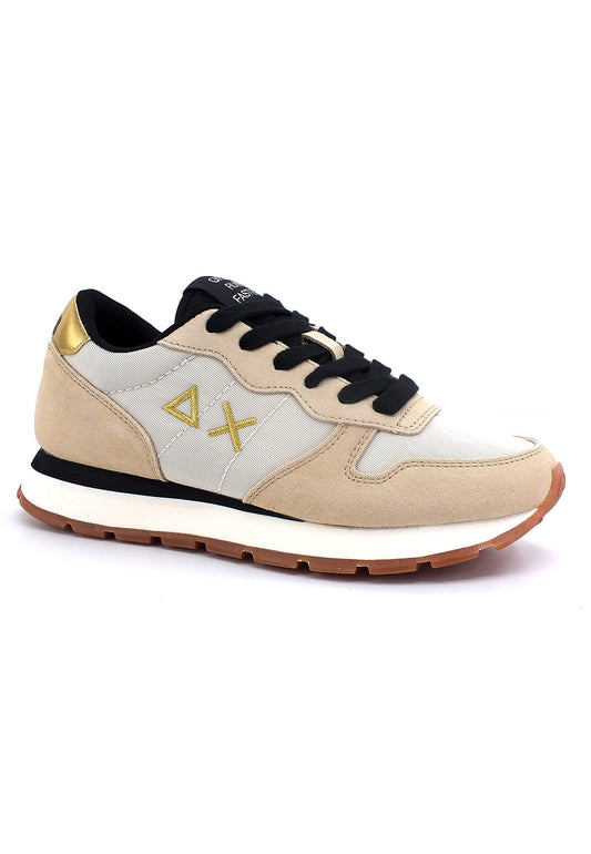 SUN68 Ally Gold Sneaker Donna Beige Bianco Panna Z42202 - Sandrini Calzature e Abbigliamento