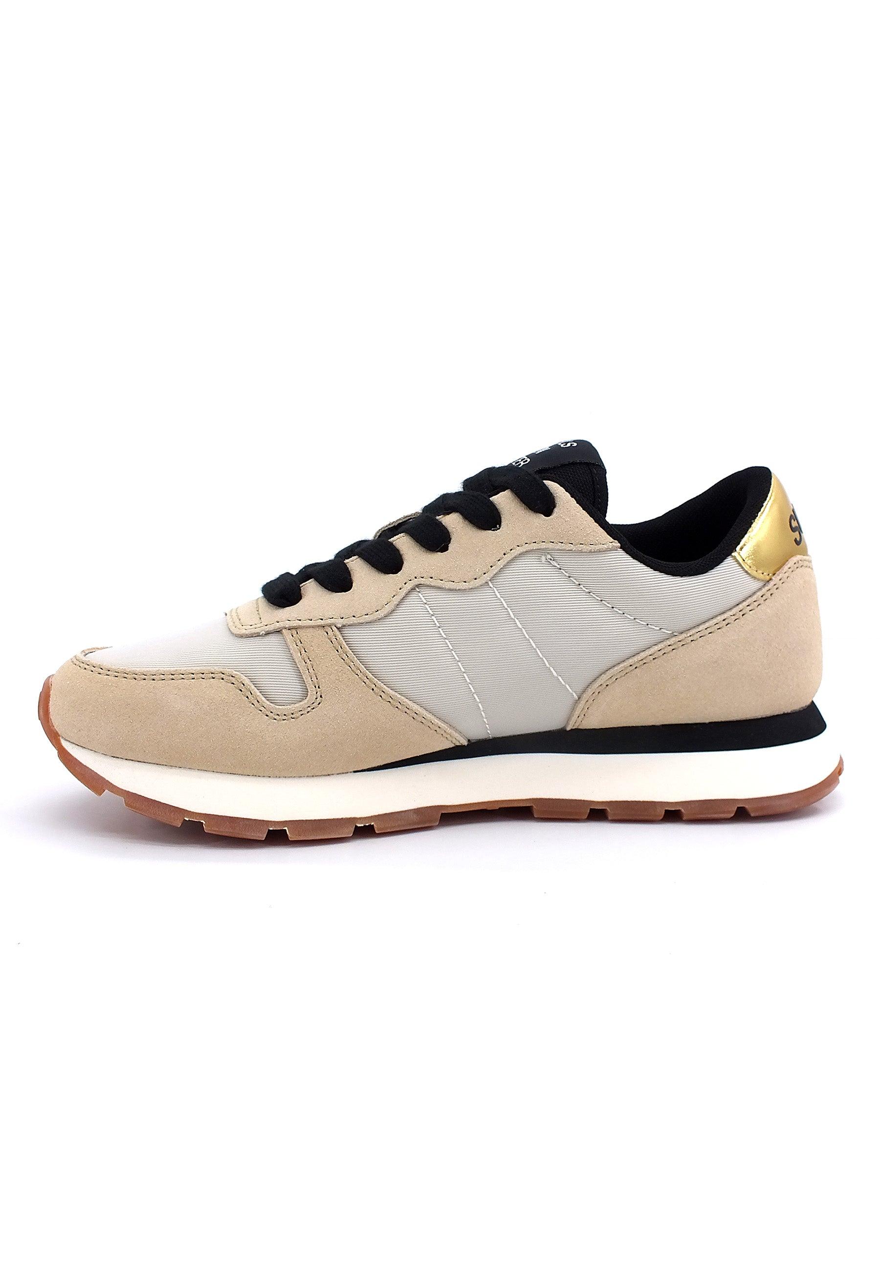 SUN68 Ally Gold Sneaker Donna Beige Bianco Panna Z42202 - Sandrini Calzature e Abbigliamento