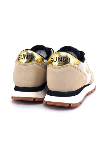 SUN68 Ally Gold Sneaker Donna Beige Bianco Panna Z42202 - Sandrini Calzature e Abbigliamento