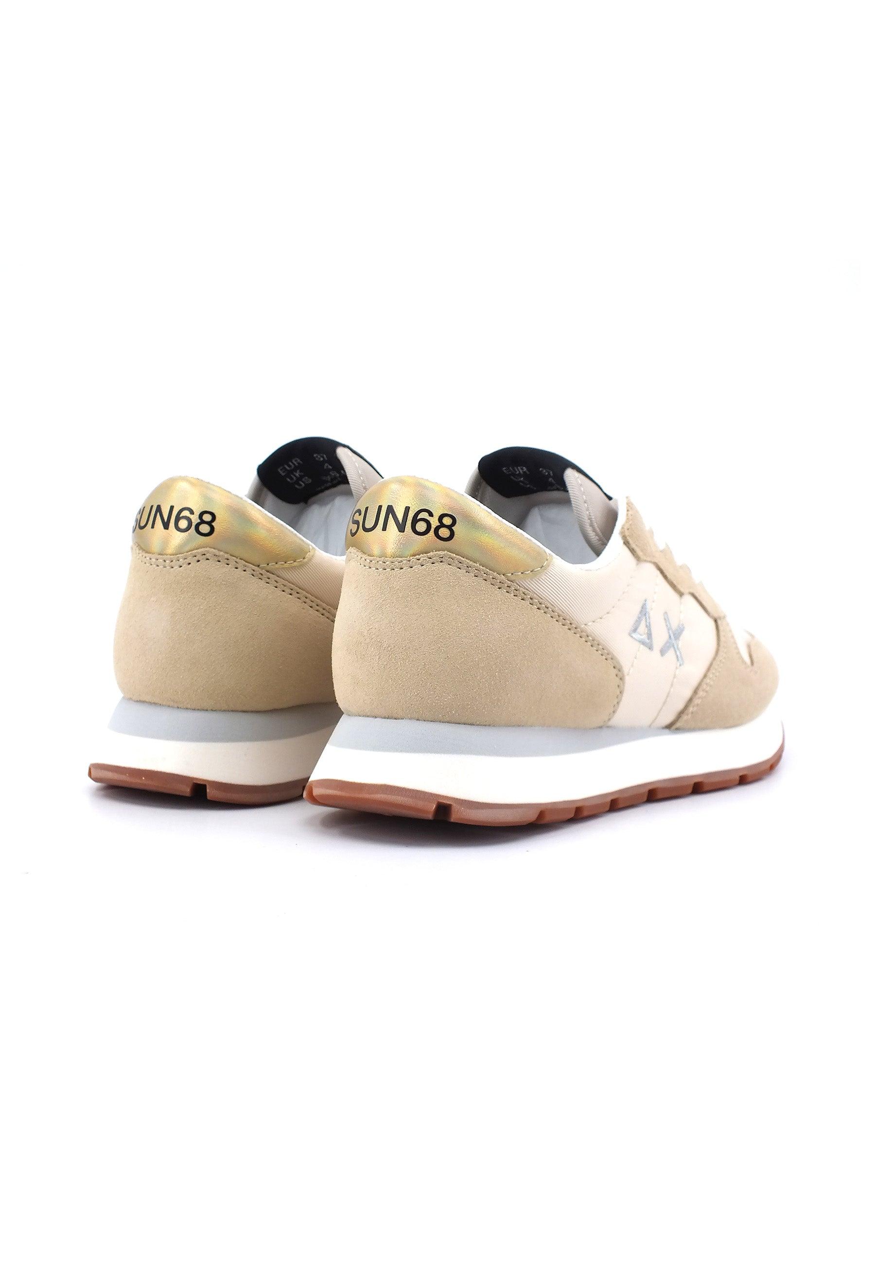 SUN68 Ally Gold Sneaker Donna Bianco Panna Z43202 - Sandrini Calzature e Abbigliamento