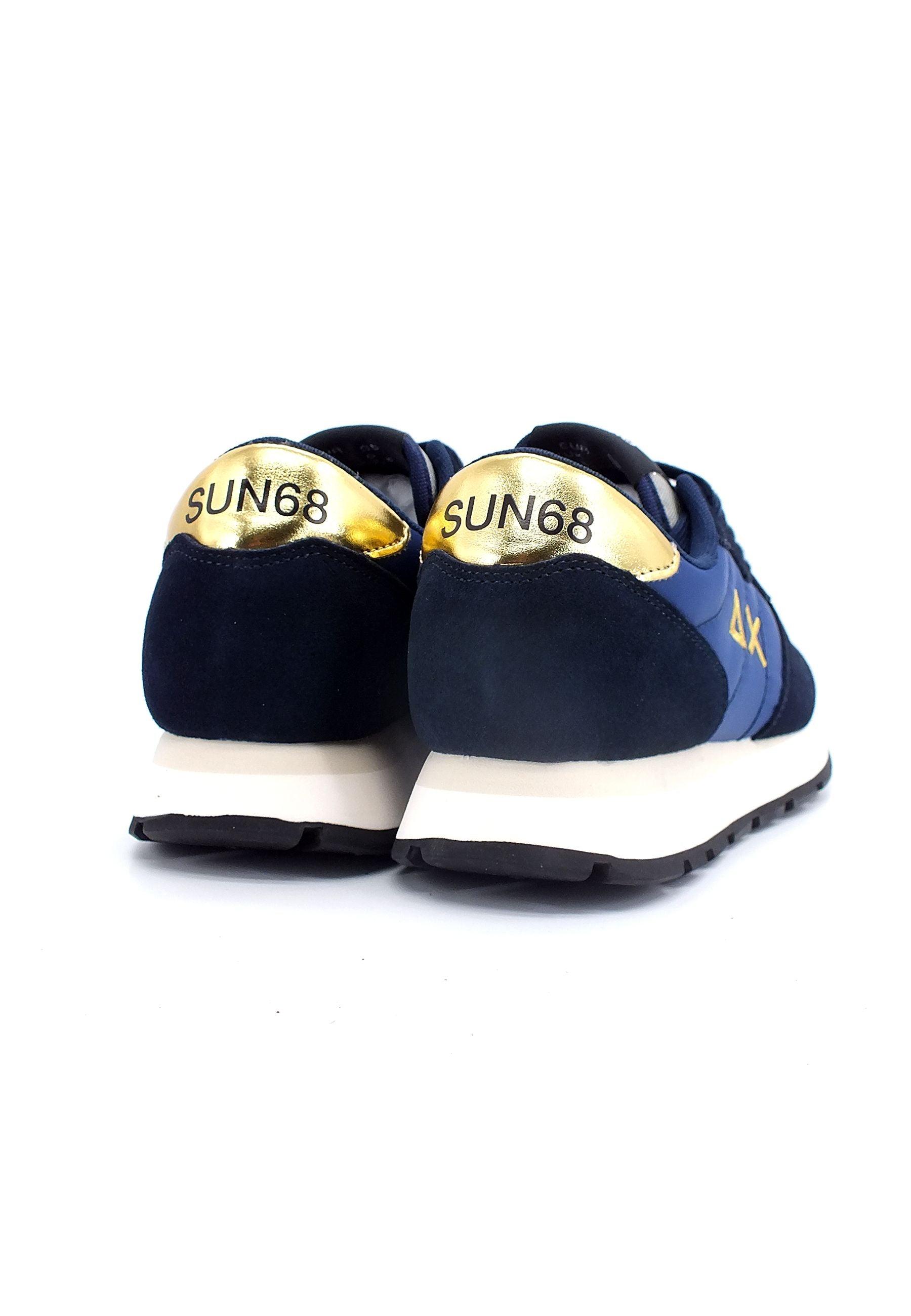 SUN68 Ally Gold Sneaker Donna Navy Blue Z42202 - Sandrini Calzature e Abbigliamento