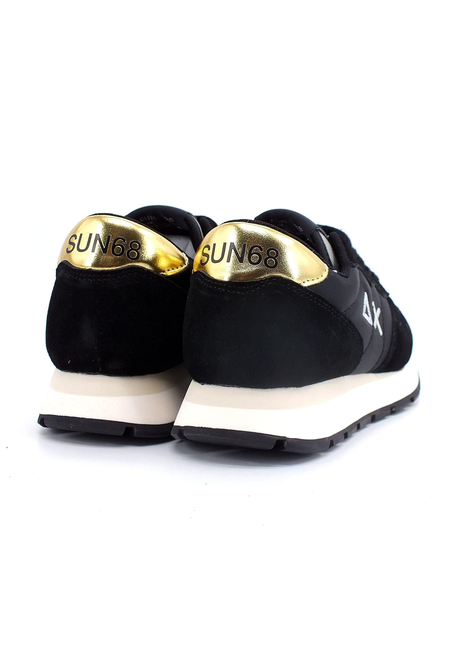 SUN68 Ally Gold Sneaker Donna Nero Z42202 - Sandrini Calzature e Abbigliamento
