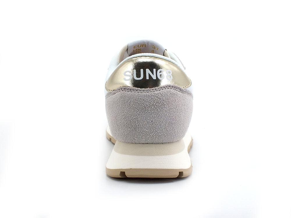 SUN68 Ally Gold Sneaker Running Bianco Z32202 - Sandrini Calzature e Abbigliamento