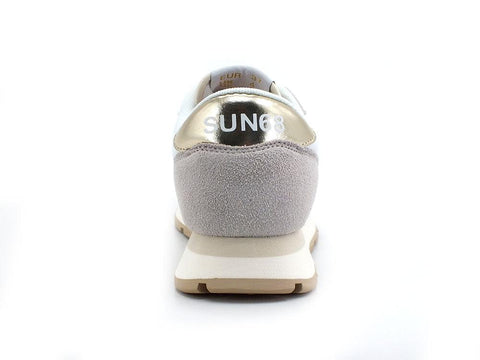 SUN68 Ally Gold Sneaker Running Bianco Z32202 - Sandrini Calzature e Abbigliamento