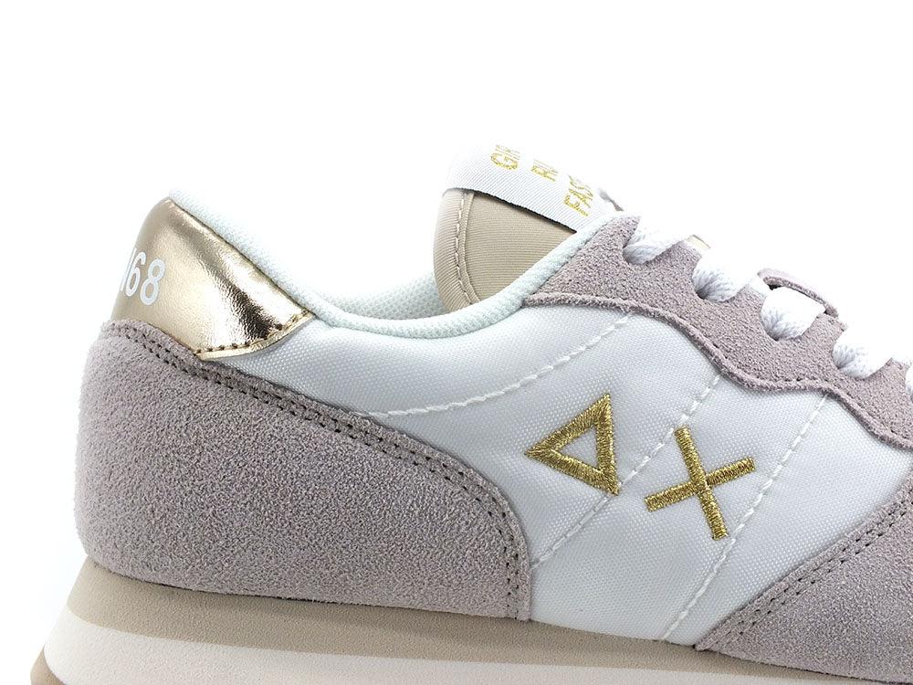 SUN68 Ally Gold Sneaker Running Bianco Z32202 - Sandrini Calzature e Abbigliamento