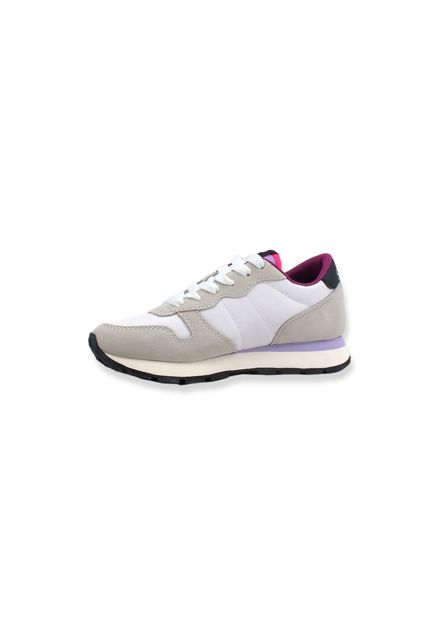 SUN68 Ally Nylon Solid Sneaker Donna Bianco Z42201 - Sandrini Calzature e Abbigliamento