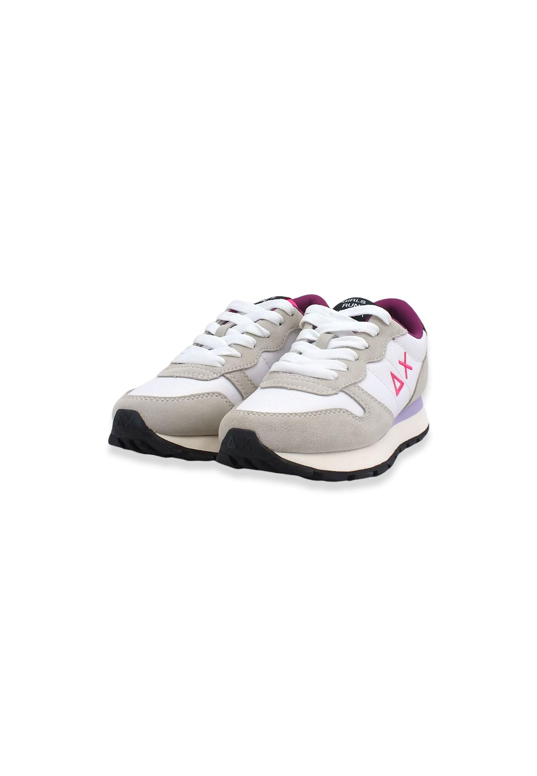 SUN68 Ally Nylon Solid Sneaker Donna Bianco Z42201 - Sandrini Calzature e Abbigliamento