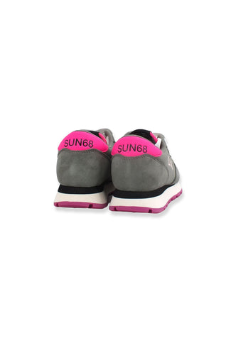 SUN68 Ally Nylon Solid Sneaker Donna Grigio Medio Z42201 - Sandrini Calzature e Abbigliamento