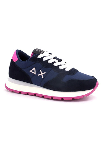 SUN68 Ally Nylon Solid Sneaker Donna Navy Blu Z42201 - Sandrini Calzature e Abbigliamento