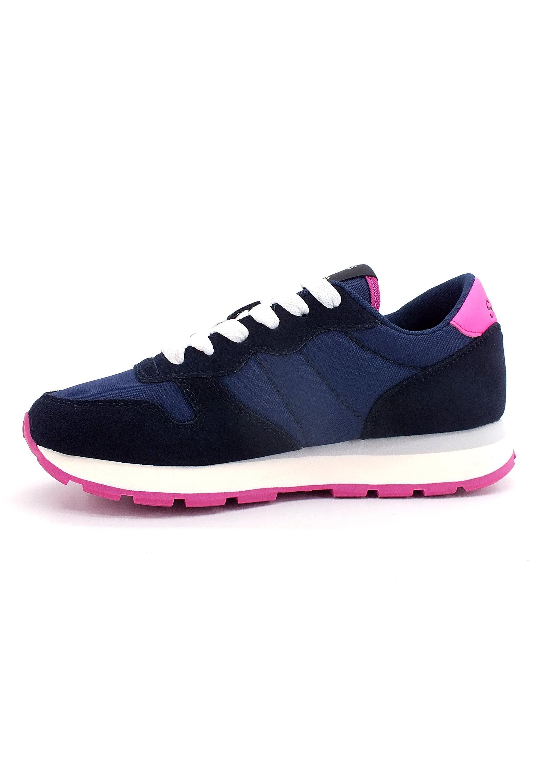 SUN68 Ally Nylon Solid Sneaker Donna Navy Blu Z42201 - Sandrini Calzature e Abbigliamento
