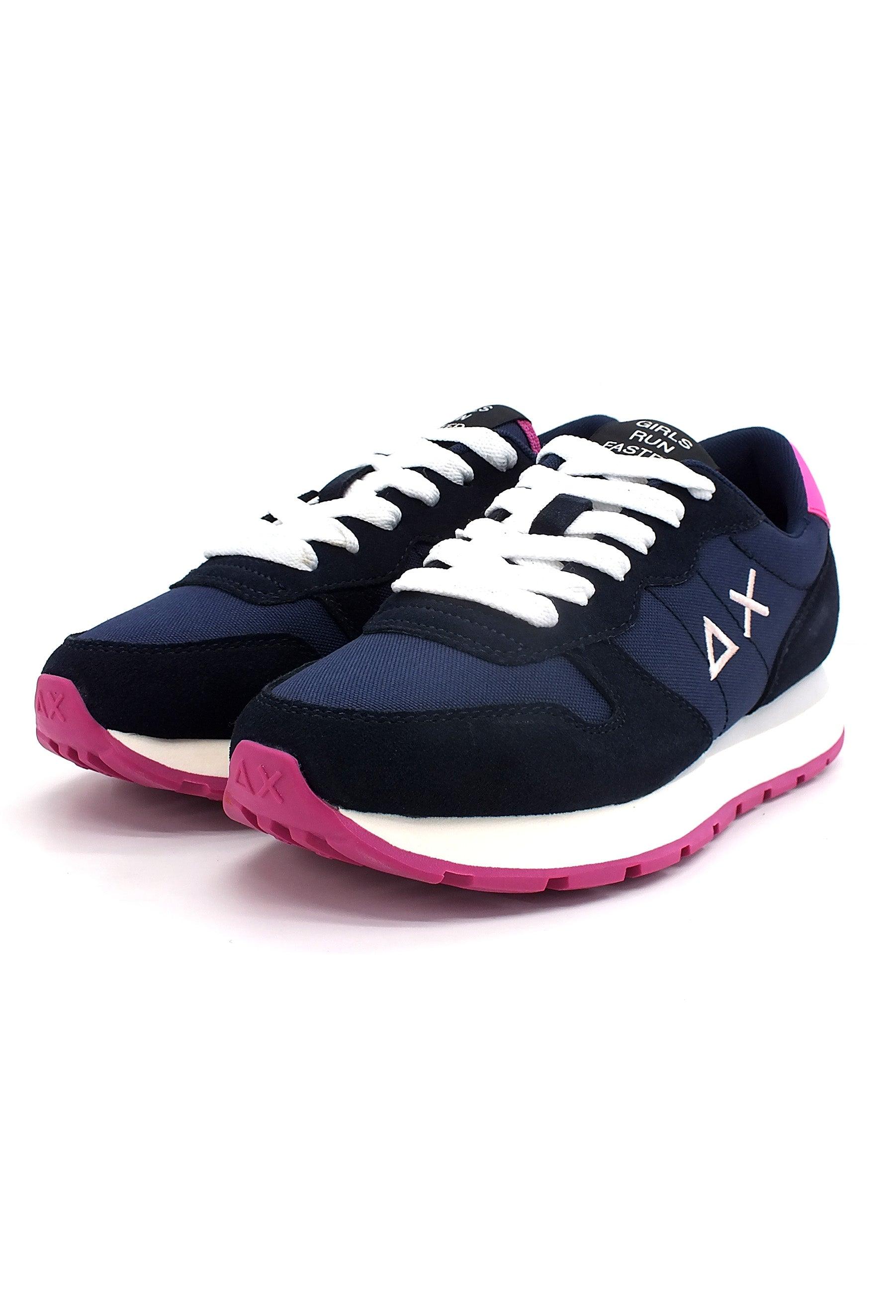 SUN68 Ally Nylon Solid Sneaker Donna Navy Blu Z42201 - Sandrini Calzature e Abbigliamento