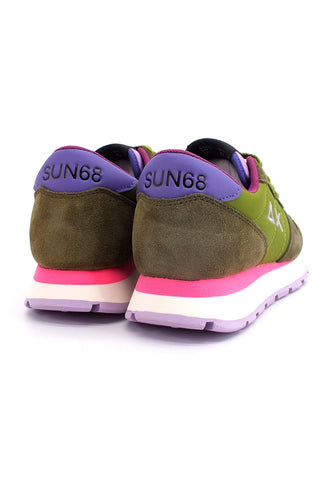 SUN68 Ally Nylon Solid Sneaker Donna Verde Oliva Z42201 - Sandrini Calzature e Abbigliamento