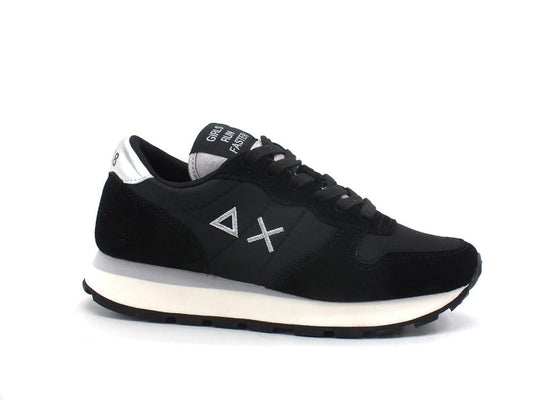 SUN68 Ally Satin Sneaker Running Retro Nero Z41202 - Sandrini Calzature e Abbigliamento