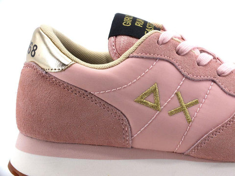 SUN68 Ally Satin Sneaker Running Rosa Z41202 - Sandrini Calzature e Abbigliamento