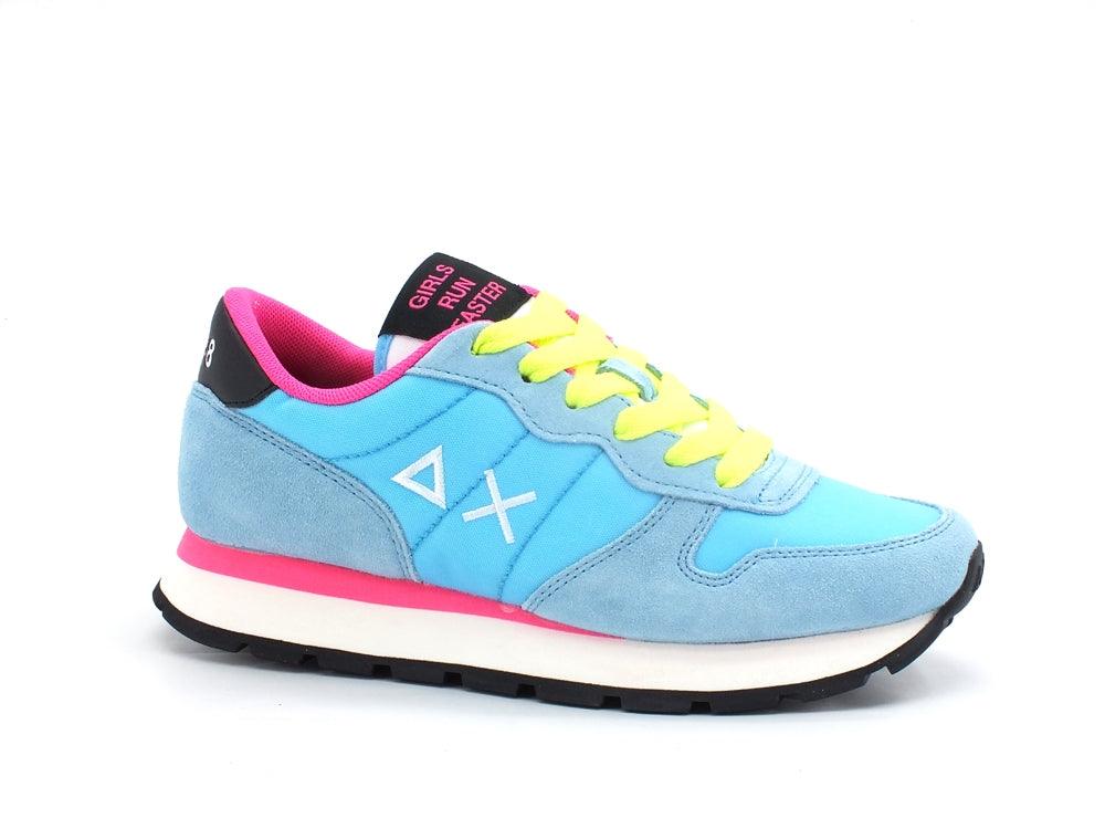 SUN68 Ally Solid Nylon Sneaker Azzurro Z32201 - Sandrini Calzature e Abbigliamento