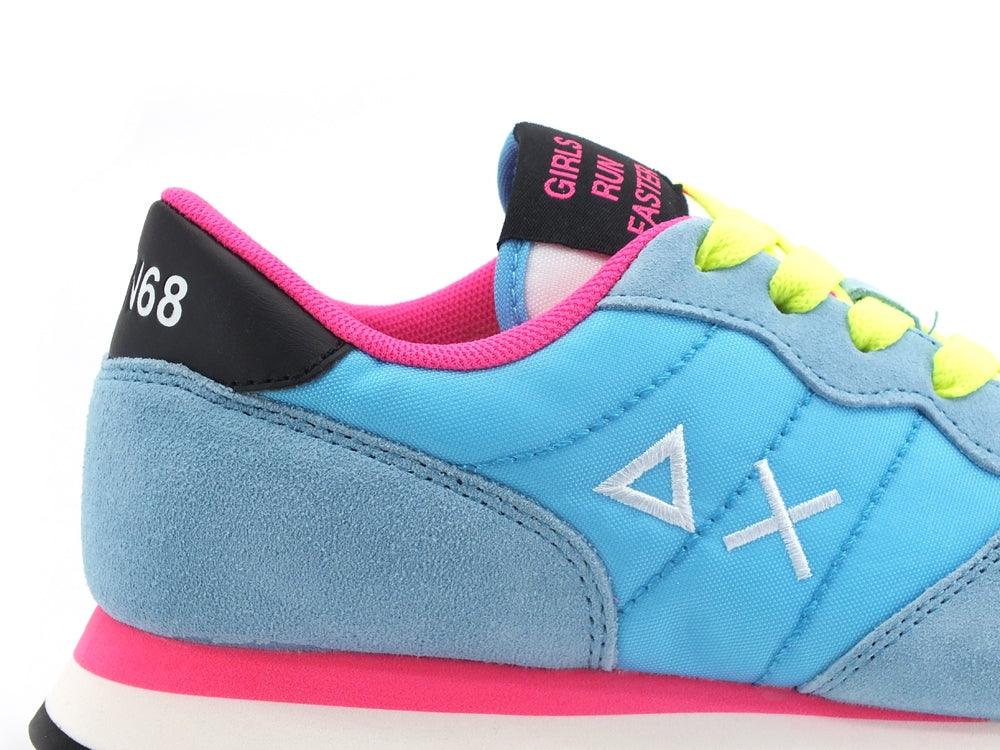 SUN68 Ally Solid Nylon Sneaker Azzurro Z32201 - Sandrini Calzature e Abbigliamento
