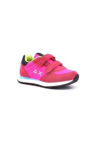 SUN68 Ally Solid Nylon Sneaker Bambino Fuxia Fluo Z33401B - Sandrini Calzature e Abbigliamento