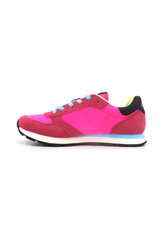 SUN68 Ally Solid Nylon Sneaker Bambino Fuxia Fluo Z33401T - Sandrini Calzature e Abbigliamento