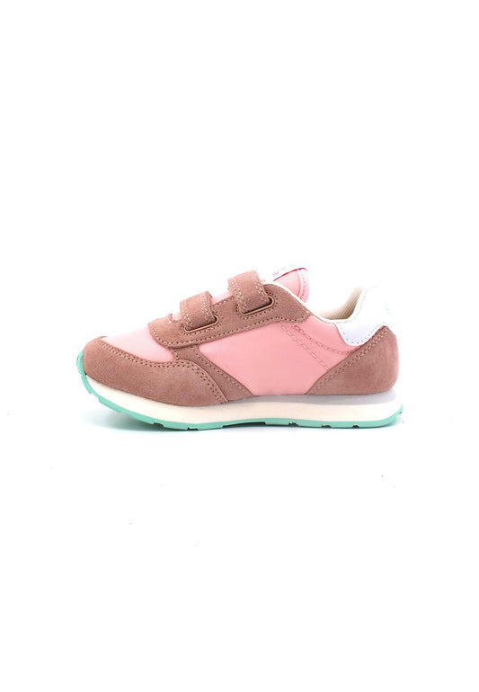 SUN68 Ally Solid Nylon Sneaker Bambino Rosa Z33401B - Sandrini Calzature e Abbigliamento