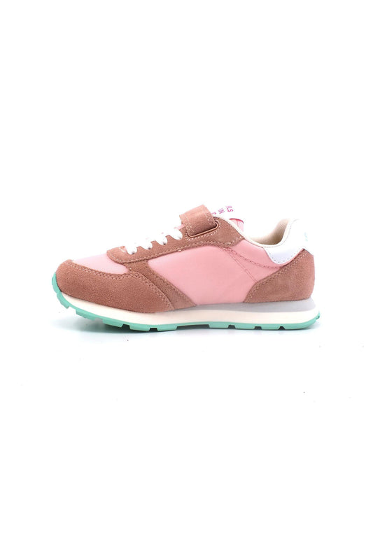 SUN68 Ally Solid Nylon Sneaker Bambino Rosa Z33401K - Sandrini Calzature e Abbigliamento