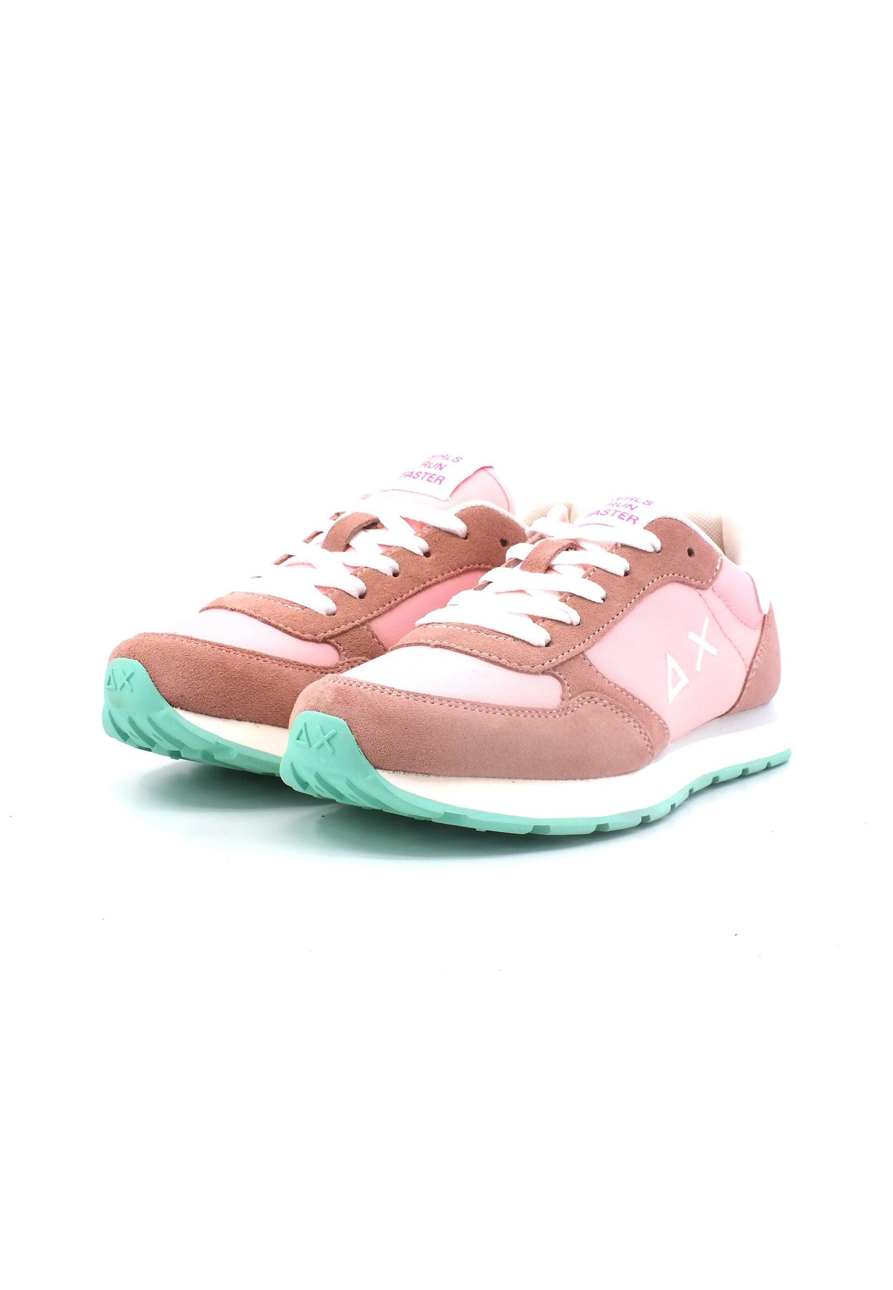 SUN68 Ally Solid Nylon Sneaker Bambino Rosa Z33401T - Sandrini Calzature e Abbigliamento