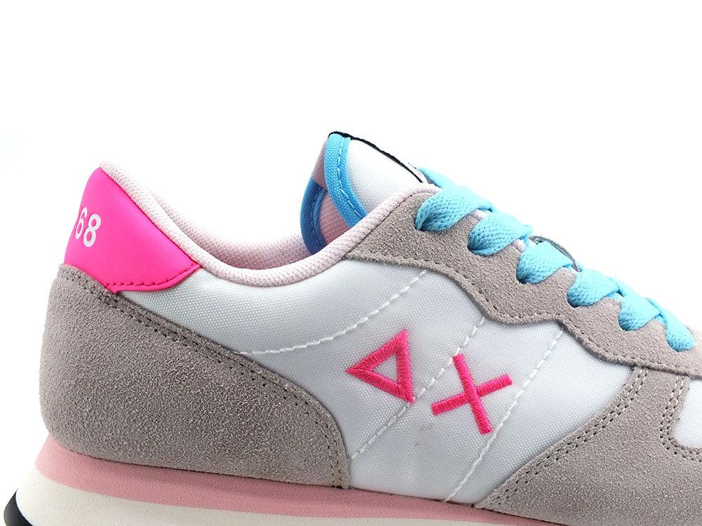 SUN68 Ally Solid Nylon Sneaker Bianco Multicolor Z32201 - Sandrini Calzature e Abbigliamento